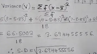 Statistics [ Standard Deviation ] - Ungrouped Data - Made Easy