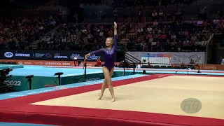 LEE Yunseo (KOR) - 2022 Artistic Worlds, Liverpool (GBR) - Qualifications Floor Exercise