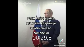 Putin Recep Tayyip Erdoğan'ı bekledi.