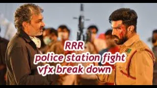 RRR   Ram Charan Police Station Fight   Makuta Visual Effects