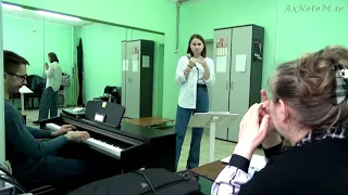 Проф.переподготовка. Эстрадно-джазовый вокал.Мария Леонова.Упражнения: Блюз-импровизация.Секста вниз