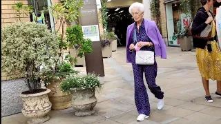 Street style over 50, 60, 70. What are people wearing in London?