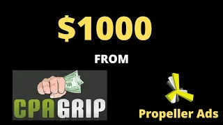 Earn $1000 From CPAgrip and Propeller Ads | Make Money Online 2022