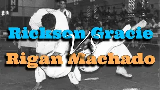 Rickson Gracie vs Rigan Machado - jiu-jitsu old school