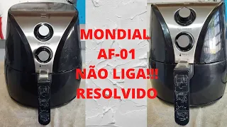 fritadeira air fry mondial af01 não liga! Veja como desmontar, fazer os testes e consertar