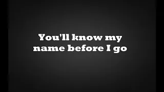 Guy Sebastian - Before I Go (You'll know my name) lyrics