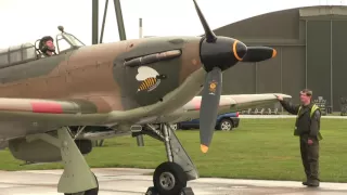 Hawker Hurricane Mk.IIc LF363 Engine Start & Taxy