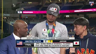 Yu Darvish and Lars Nootbaar on winning WBC