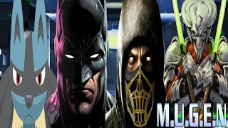 MUGEN Tag Team Arcade  Gameplay - Lucario, Batman, Scorpion &  Yoshimitsu