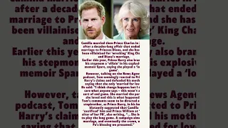 Camilla’s son hits back at Prince Harry’s claims #shorts #youtubeshorts #ytshorts