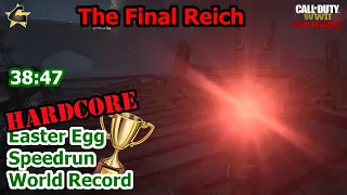Hardcore The Final Reich Easter Egg Speedrun Solo World Record 38:47 (With Consumables)