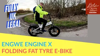 Engwe Engine X - UK Legal Fat Tyre Folding E-Bike