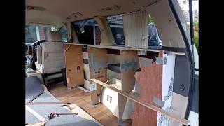 TOYOTA ALPHARD CAMPER CONVERSION First stages