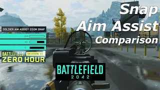 Battlefield 2042 - Snap Aim Assist Comparison - 100% - 50% - 0% - Season 1 (1.1)