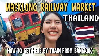 How to Get To Maeklong Railway Market and Amphawa Floating Market by Train from Bangkok