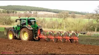 Ploughing with John Deere 7530 and Kverneland 5 - and Some Grand Loose Soil, too!