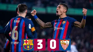 BARÇA 3-0 SEVILLA | LALIGA 2022/23 MD20