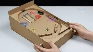 How to make a Pinball Machine with Cardboard at Home