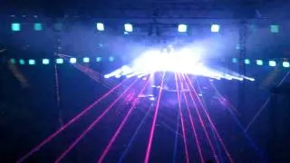 Mayday Polska 2010 laser show HD