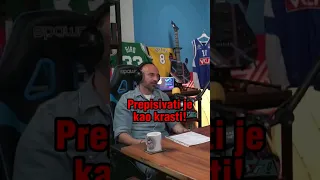 Prepisuj kad nisi naučio! 🗣️ Rade Džambić #shorts