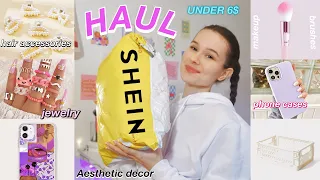 SHEIN HAUL  | UNDER 6$ phone cases, makeup brushes, decor & more