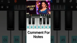 Laila Main Laila | Raees | Piano Tutorial | Shah Rukh Khan, Sunny Leone #shorts #viral