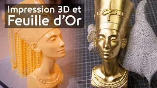 Making of / Tuto : dorure d'impression 3D à la feuille d'or 24k !