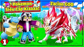 MINECRAFT PIXELMON SIÊU CẤP * TẬP 1 | LỘC BẮT ĐẦU HÀNH TRÌNH MỚI PHÁT HIỆN POKEMON ZACIAN THÁNH KIẾM