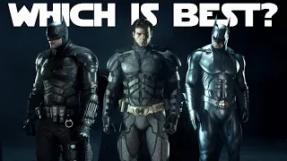 Batman Arkham Knight - All movie Suits in Order!