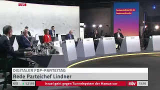 LIVE: Parteichef Lindner hält eine Rede auf dem Parteitag der FDP