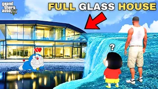 Franklin Buy Luxury GLASS Water House To Surprise Shinchan and Doraemon in GTA