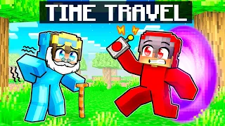 Using TIME TRAVEL to Prank my Friends in Minecraft!