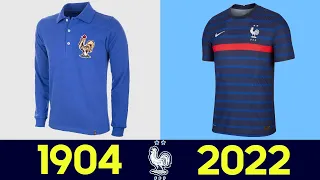 ⚽ The Evolution of France Football National Team Kit | All France Football Jerseys in History 2022