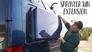 How to fit Sprinter Van Flares - SO MUCH EXTRA SPACE! - A2B CONVERSIONS - VanLife UK Ep.3