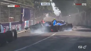 HUGE CRASH HARD HITS - 2023 Formula E at Rome