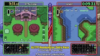 All Dungeons Keysanity Jan 04, 2023. ALTTP Randomizer Daily Race