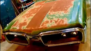 REMOVING THE VINYL TOP FROM MY PLYMOUTH FURY