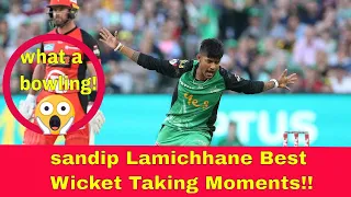 Sandip Lamichhane Best Wickets Taking Moment || Sandip Lamichhane Bowling