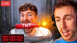 Miniminter Reacts To The First MrBeast Live Video!