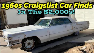 10 Classic Cars from the '60s for Restoration | 1960s Craigslist Car Finds In The $2,000s