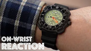 A Lume-Dial Diver from Citizen a Colorful Hand-Wound Chronograph & More | On-Wrist Reaction