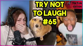 TRY NOT TO LAUGH CHALLENGE #65 | Kruz Reacts