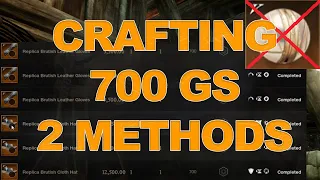 Crafting 700GS Without Chromatic Seals  - Bestial & Replica Crafting