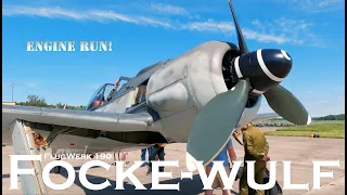 Focke Wulf 190 Engine run! 22-06-06 Very rare!