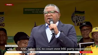 2024 Elections | Mbalula addresses media as ANC takes IEC to court over MK party registration