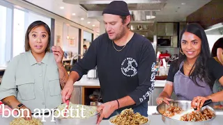 Pro Chefs Upgrade Popcorn (6 Ways) | Test Kitchen Talks | Bon Appétit