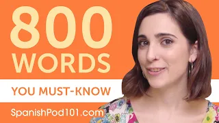 800 Words Every Spanish Beginner Must Know