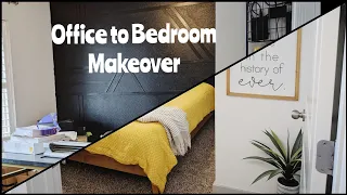 Office to Bedroom Transformation | DIY Bedroom Decor Ideas and Room Makeover