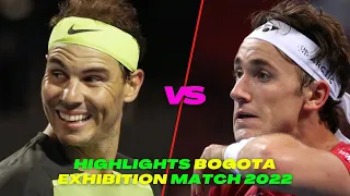 Rafael Nadal vs Casper Ruud | Exhibition Match Bogota 2022 | Highlights 1080p Best Quality