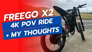 Freego X2 Electric Bike Review: Hill Climb 🚀 +  POV Ride